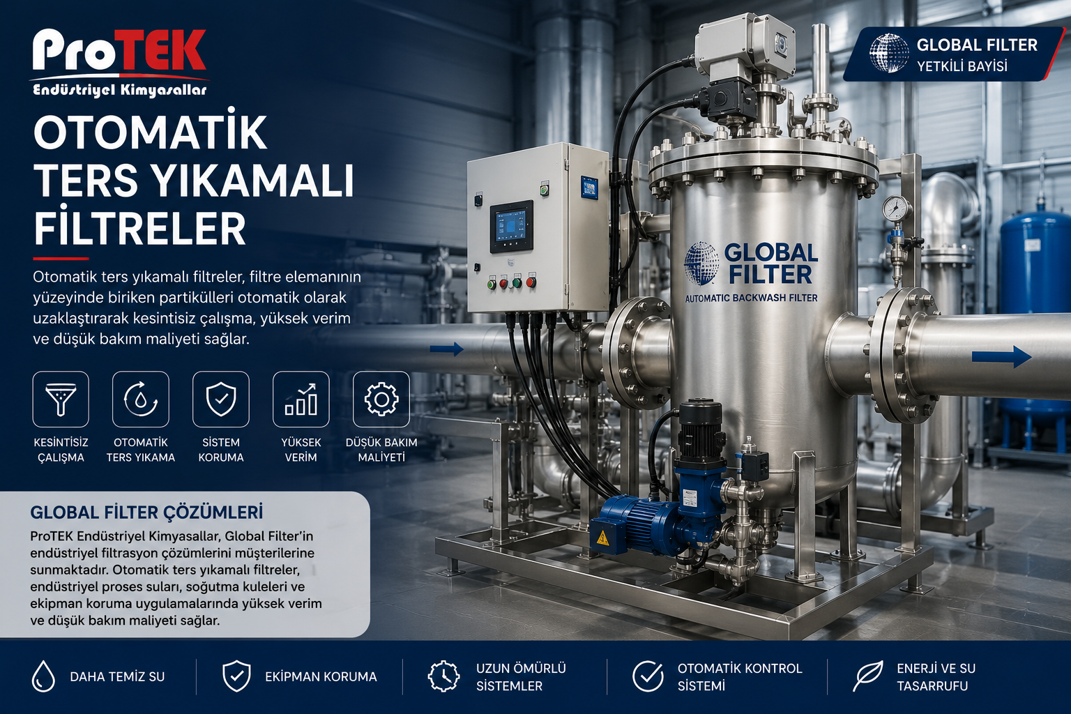 Otomatik Ters Yıkamalı Filtre Sistemleri
