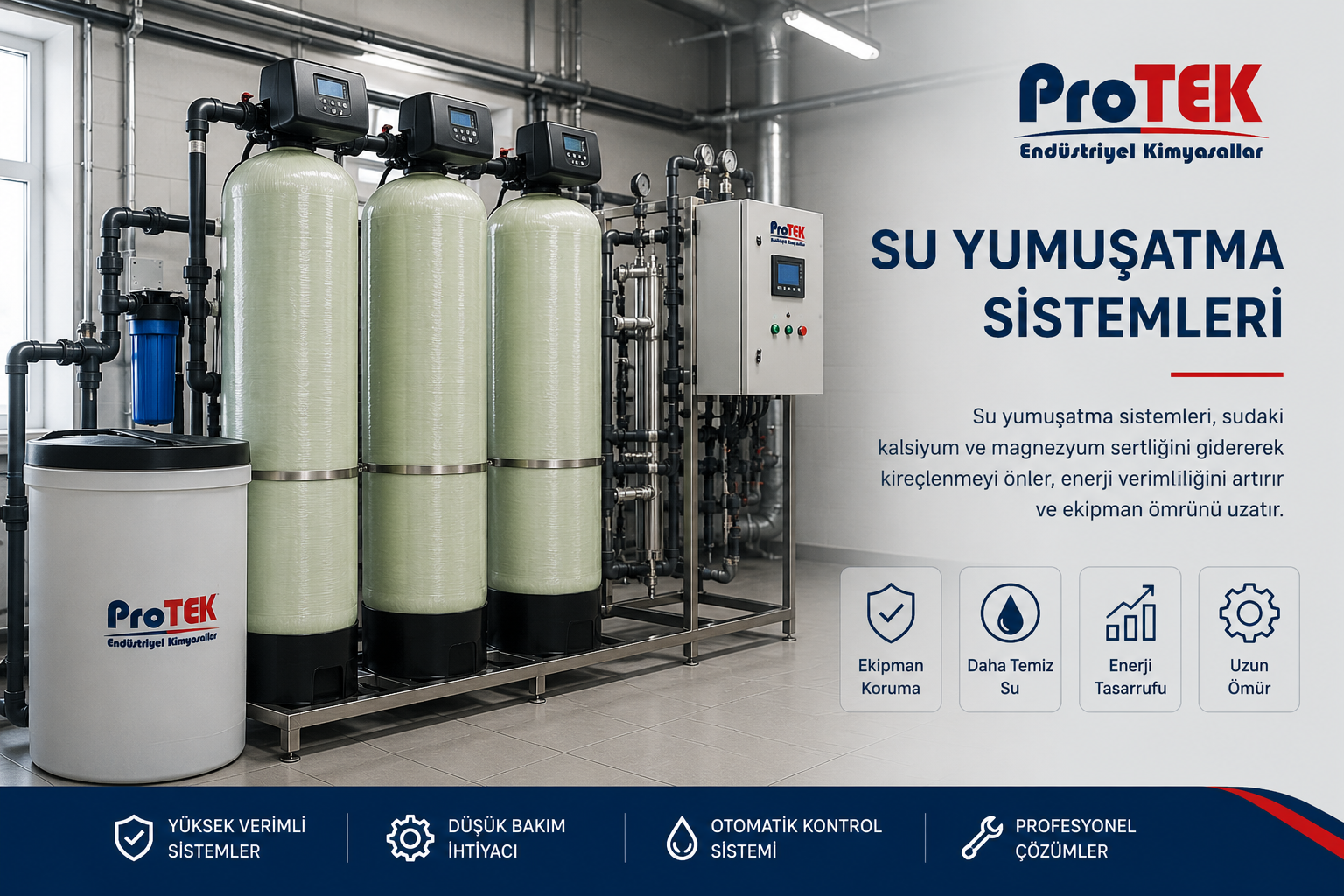 Endüstriyel Su Yumuşatma Sistemleri